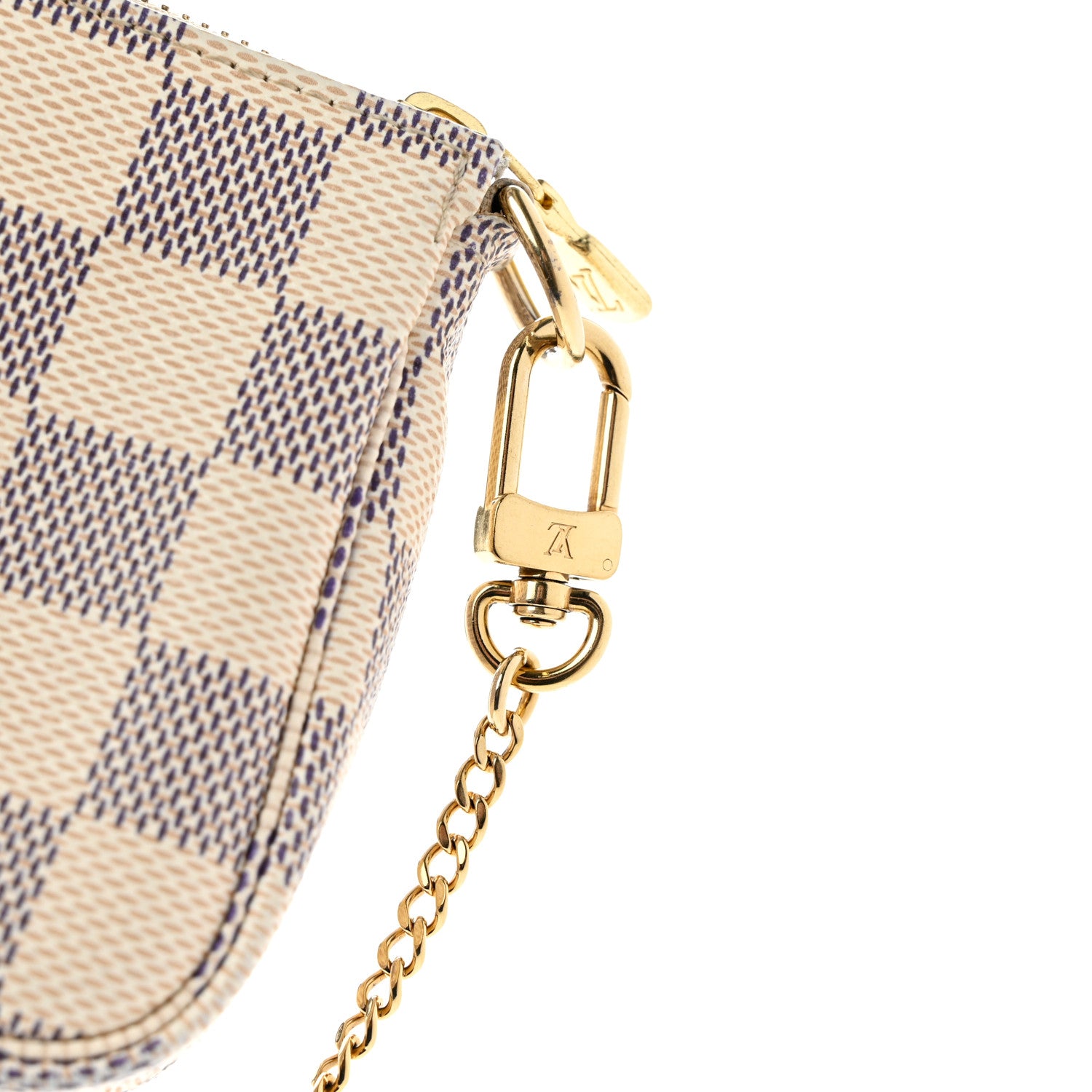 Louis Vuitton Damier Azur Mini Pochette Accessories 8 of 9