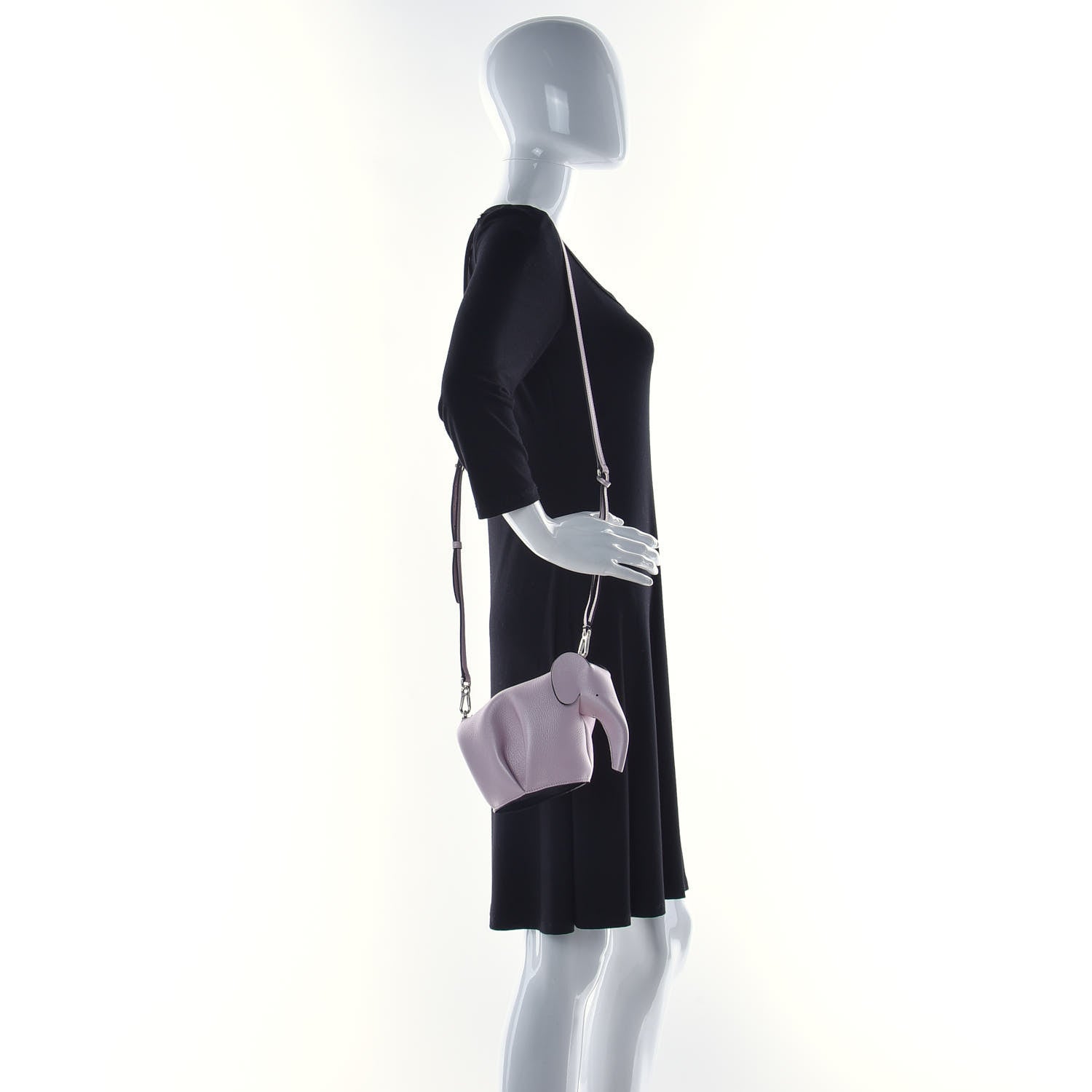 Loewe Calfskin Mini Elephant Crossbody Bag Light Pink 2 of 9