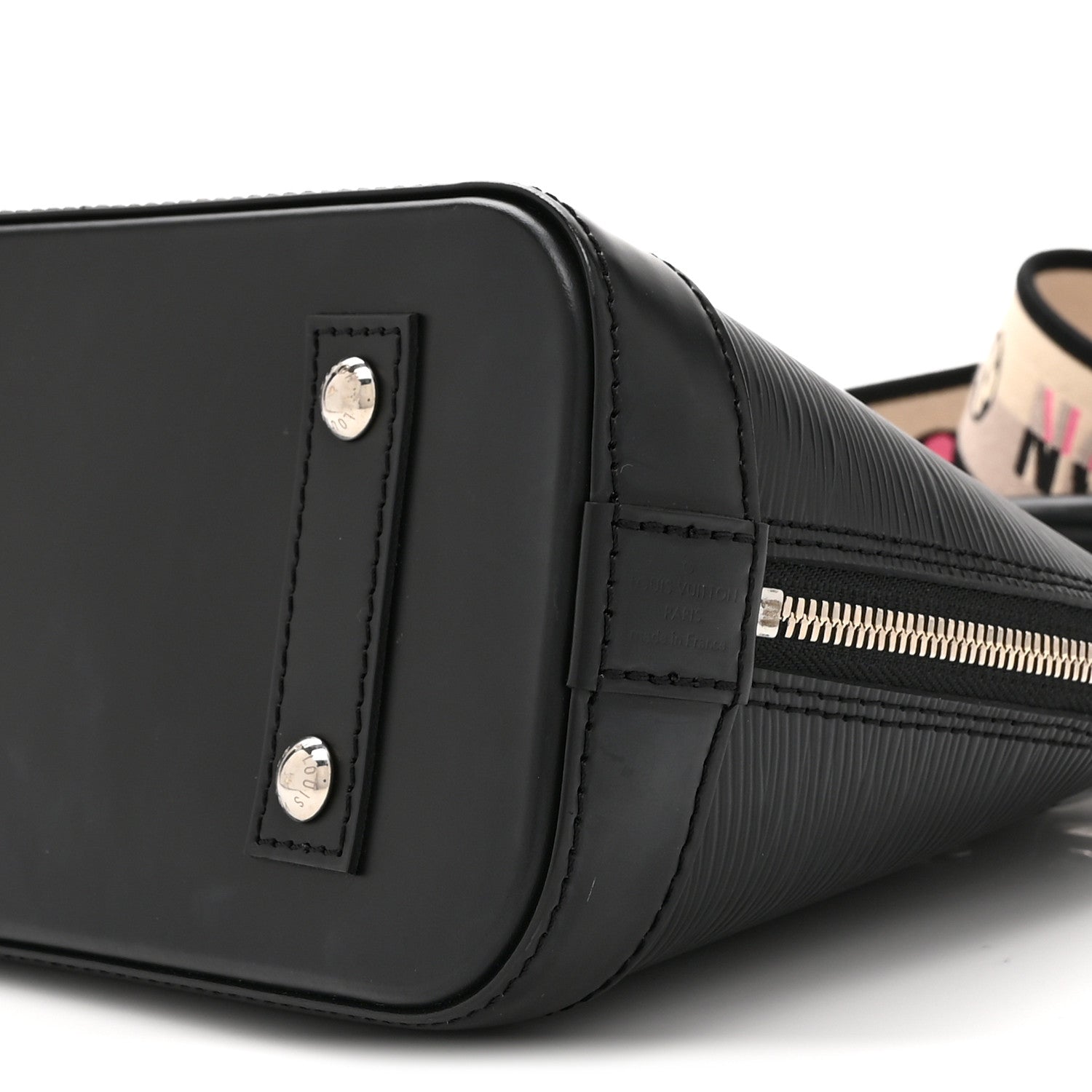 Louis Vuitton Epi Jacquard Alma BB Black 9 of 9