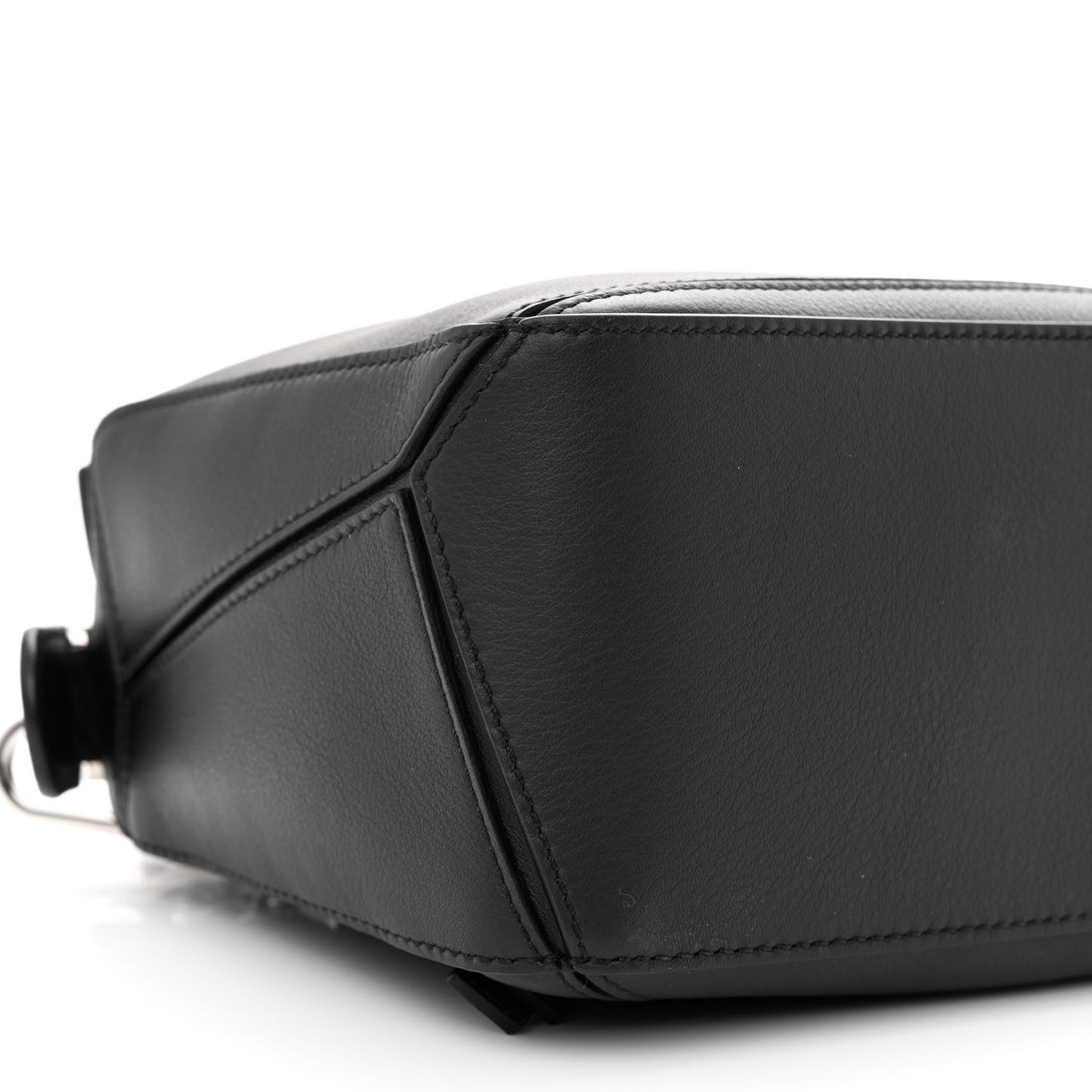 Calfskin Small Puzzle Bag Black