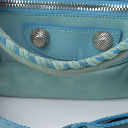 Balenciaga Agneau Giant 21 Silver Hardware City Turquoise 18 of 23