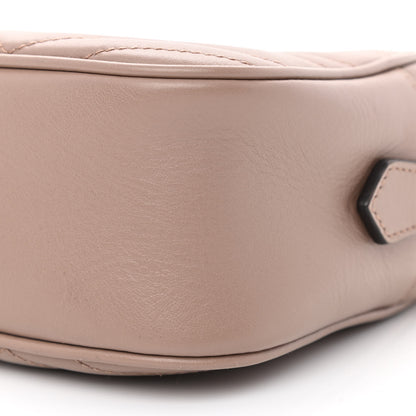 Gucci Calfskin Matelasse Small GG Marmont Chain Shoulder Bag Porcelain Rose 10 of 10
