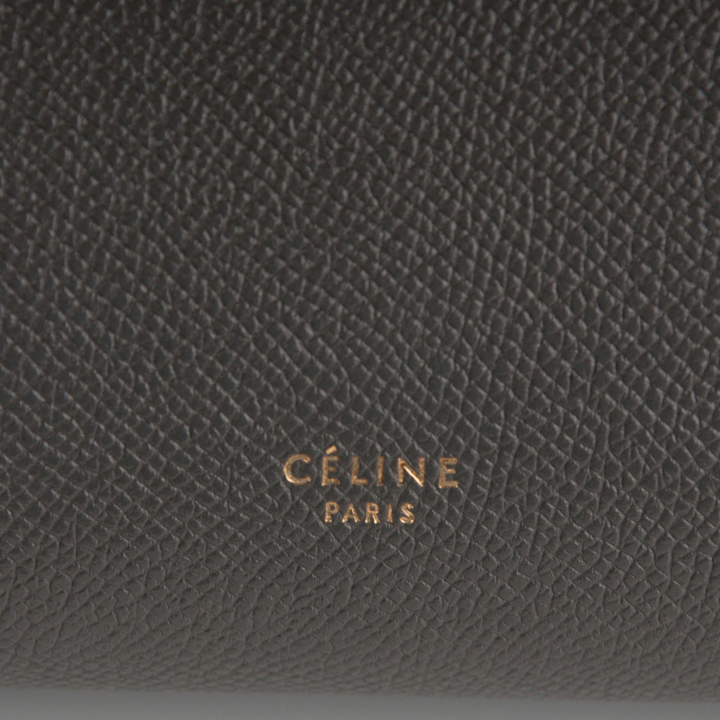 Grained Calfskin Micro Belt Bag Grey