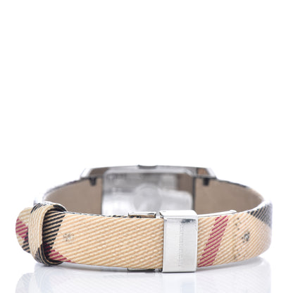 Burberry Stainless Steel Calfskin 20mm Heritage Nova Check Quartz Watch BU9503 4 of 5