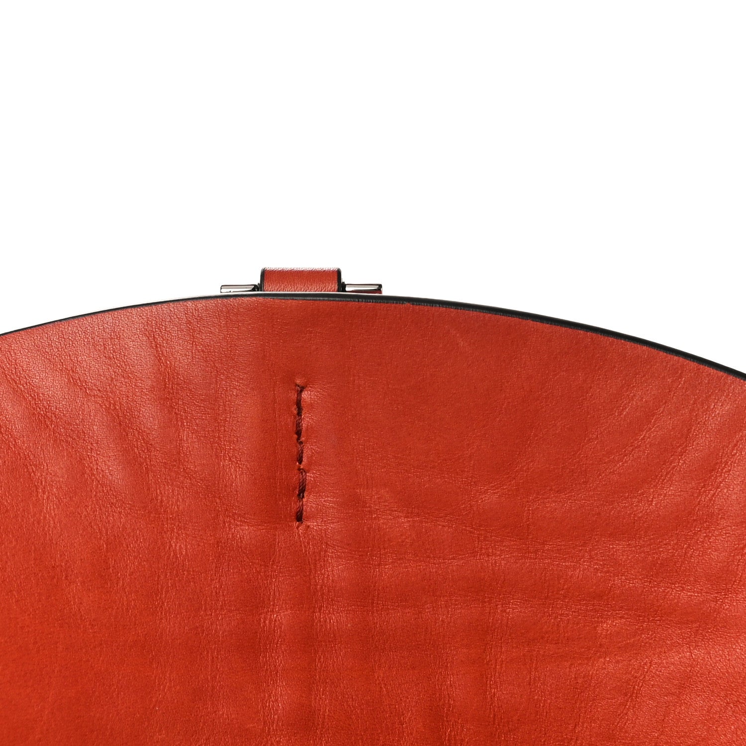 Salvatore Ferragamo Woven Calfskin New Line Shoulder Bag Copper Bronze 12 of 12