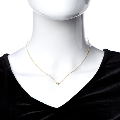Tiffany 18K Yellow Gold Diamond .14ct Elsa Peretti Diamonds by the Yard Pendant Necklace 2 of 5