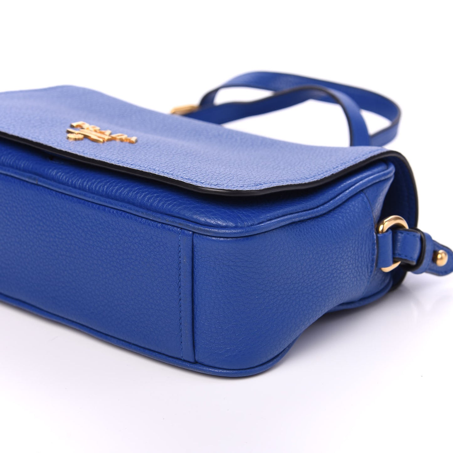 Vitello Phenix Flap Crossbody Royal
