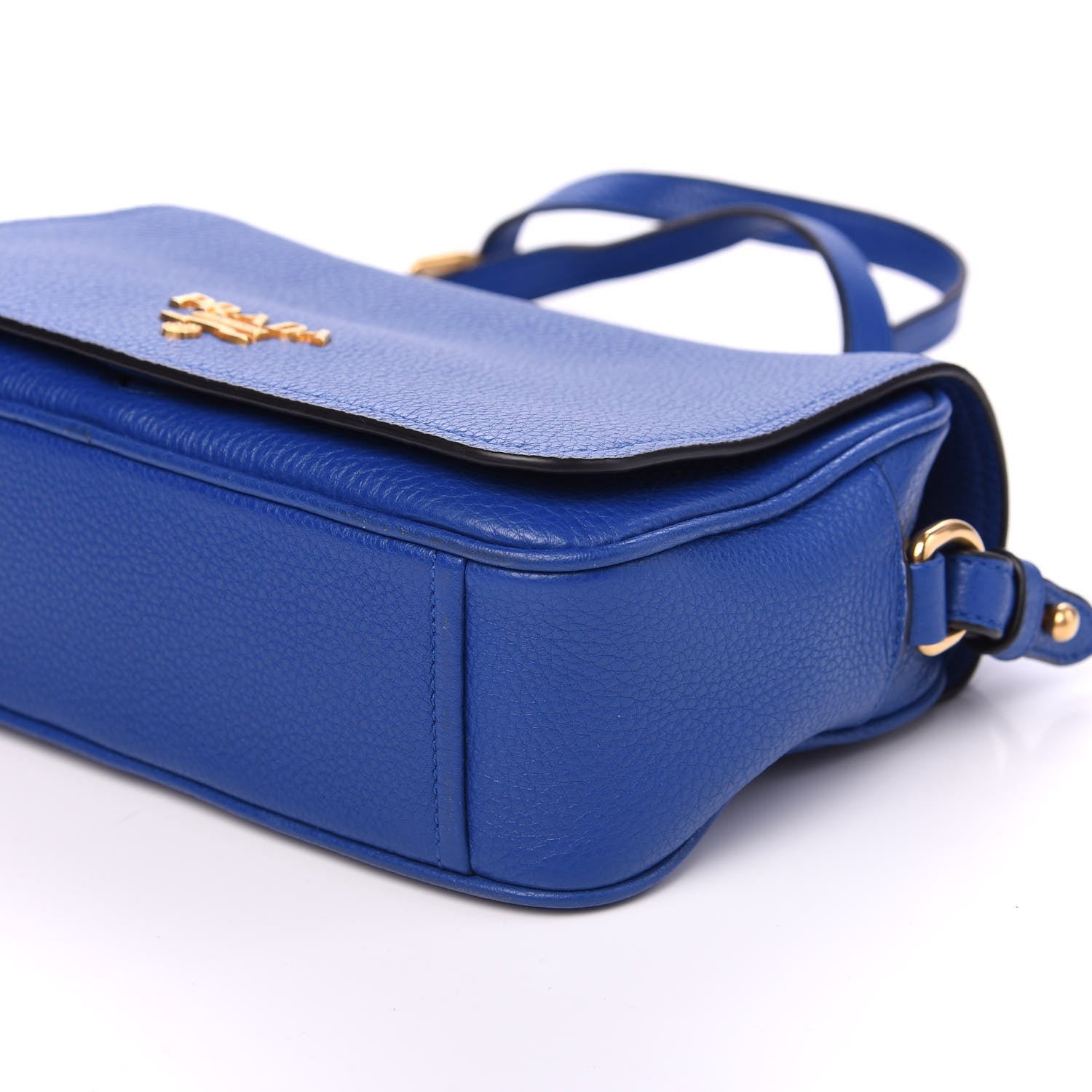 Prada Vitello Phenix Flap Crossbody Royal 8 of 9