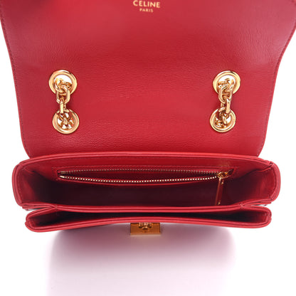 Celine Shiny Calfskin Small C Bag Red 5 of 9