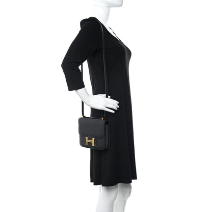 Hermes Epsom Constance 18 Black 2 of 12