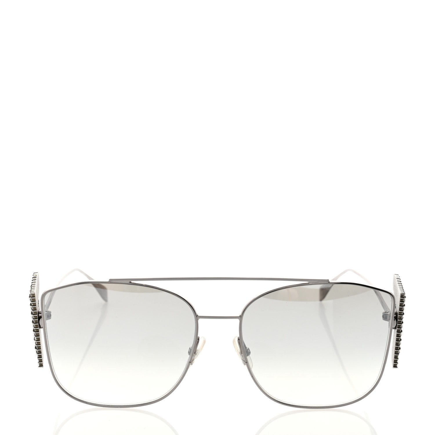 Fendi Crystal Freedom Sunglasses 0380G/S Silver 2 of 8