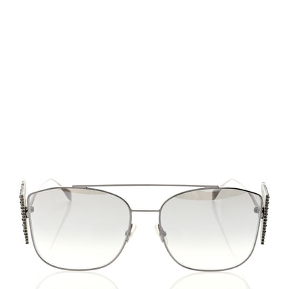 Fendi Crystal Freedom Sunglasses 0380G/S Silver 2 of 8