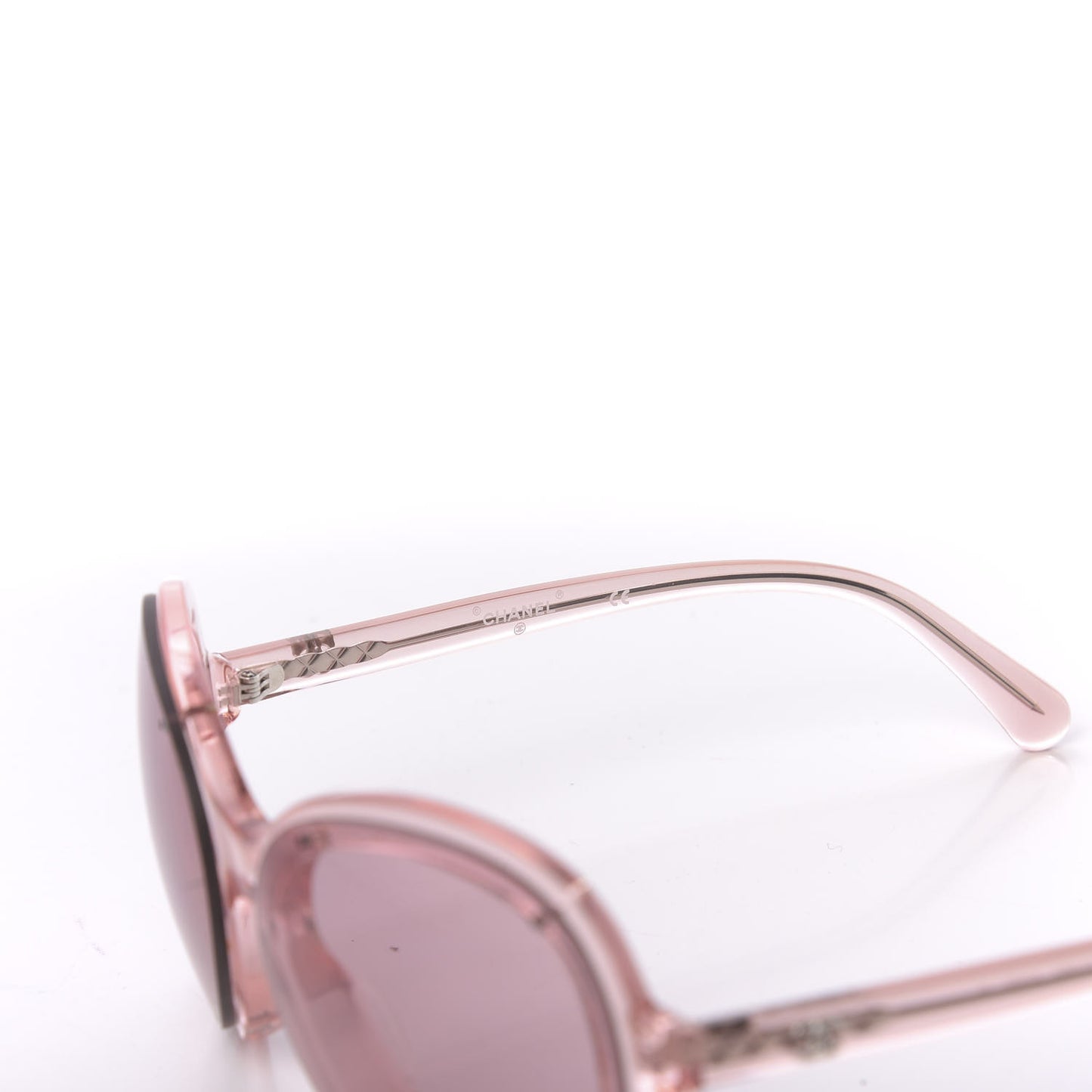 Acetate Round CC Sunglasses 71199 Pink