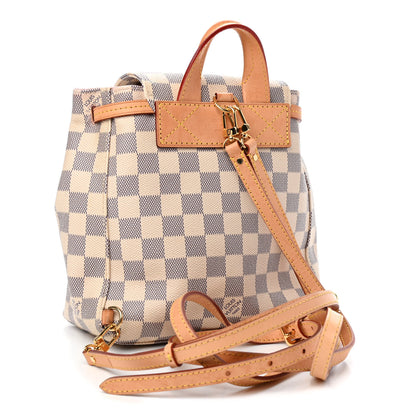 Louis Vuitton Damier Azur Sperone BB Backpack 3 of 9