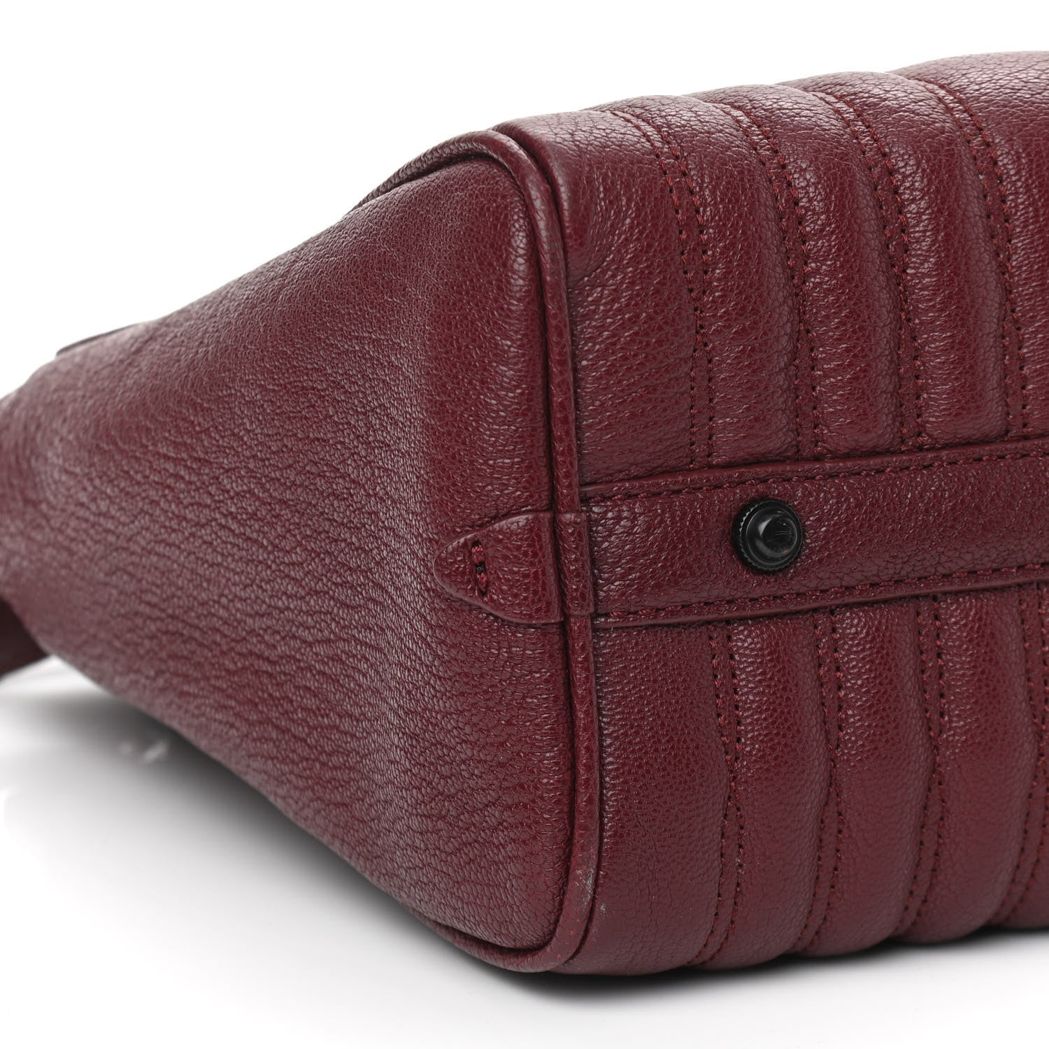3.1 Phillip Lim Grained Calfskin Small Ryder Satchel Burgundy 9 of 10