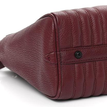3.1 Phillip Lim Grained Calfskin Small Ryder Satchel Burgundy 9 of 10