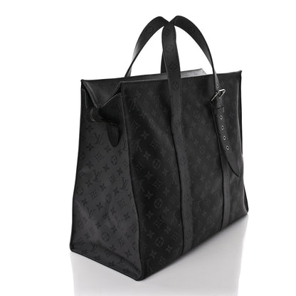 Louis Vuitton Monogram Eclipse Cabas Zippe GM Black 3 of 10
