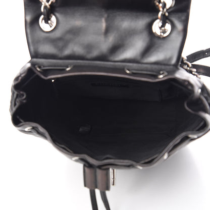 Chanel Calfskin Quilted Small Urban Spirit Backpack Black 5 of 10