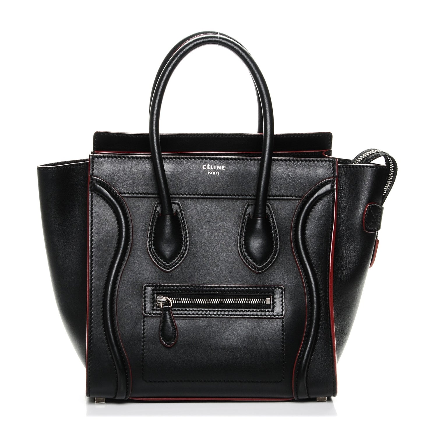 Smooth Calfskin Micro Luggage Black