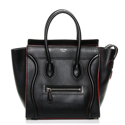 Celine Smooth Calfskin Micro Luggage Black 1 of 6