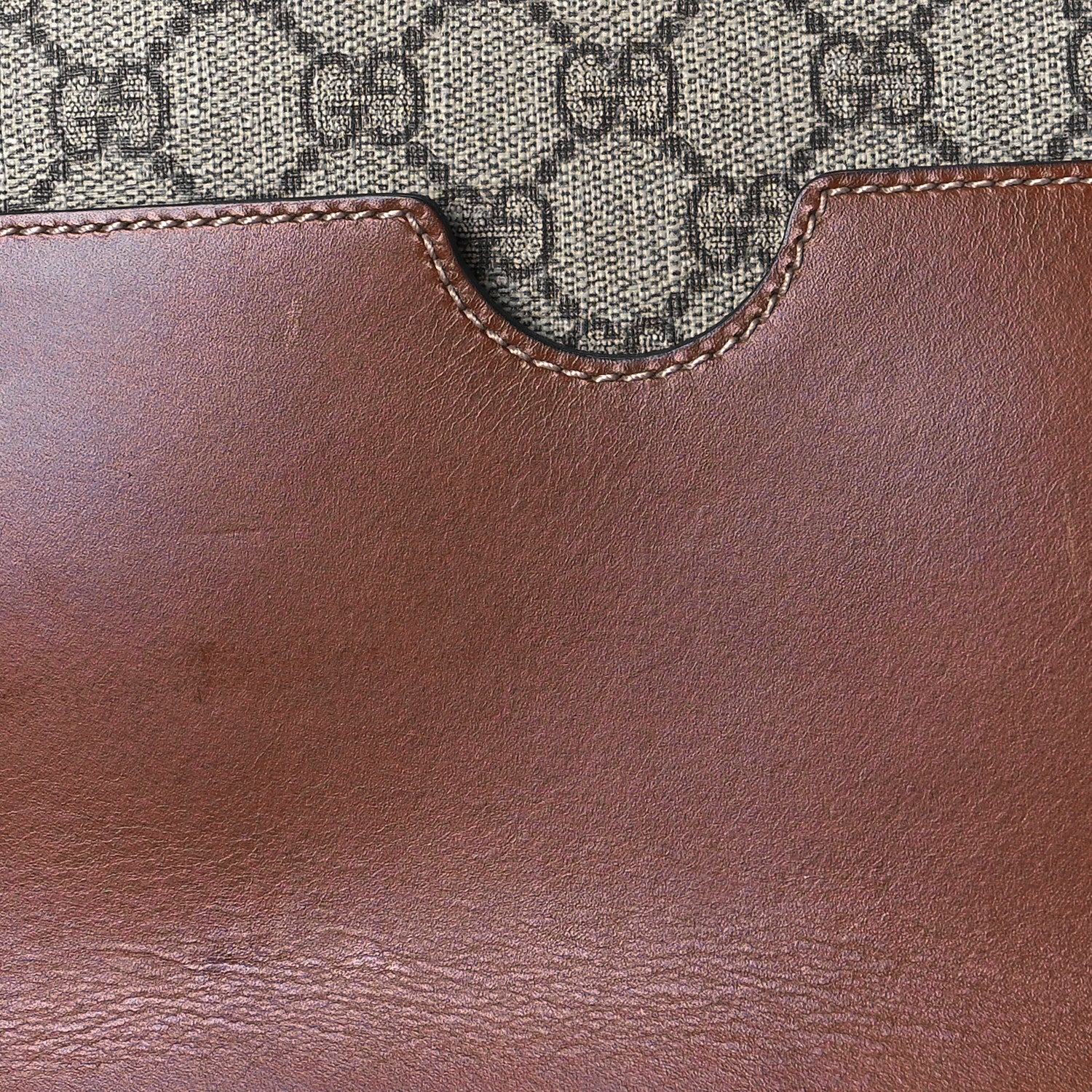 Gucci GG Supreme Monogram Linea A Hobo Brown 10 of 13