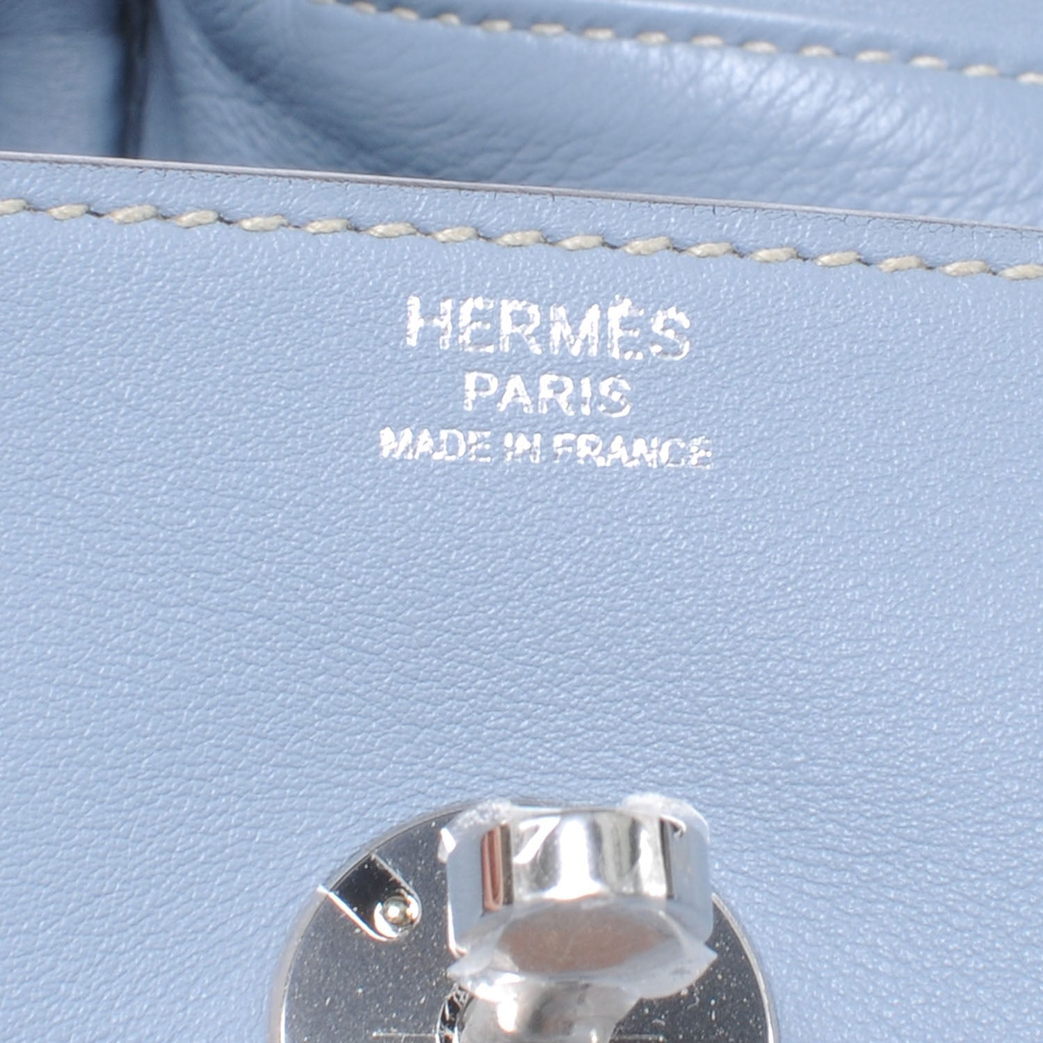 Hermes Swift Lindy 34 Bleu Lin 7 of 9