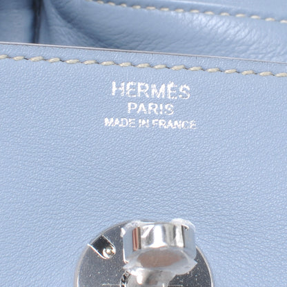 Hermes Swift Lindy 34 Bleu Lin 7 of 9