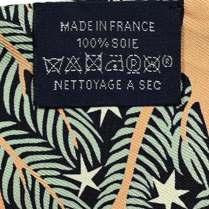 Hermes Silk Sous Le Charme D Orphee Twilly Bleu Black Jaune Soufre 6 of 6