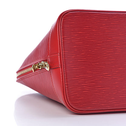 Louis Vuitton Epi Alma PM Castillan Red 9 of 13