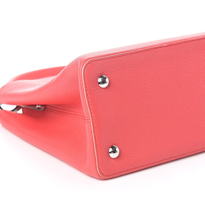 Louis Vuitton Taurillon Capucines MM Rose Litchi 7 of 8