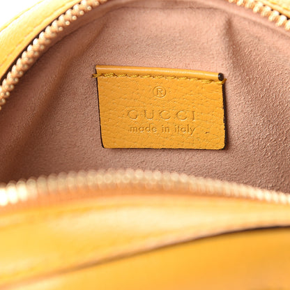Gucci GG Supreme Monogram Flora Web Mini Ophidia Round Shoulder Bag Beige Multicolor Crop 5 of 7