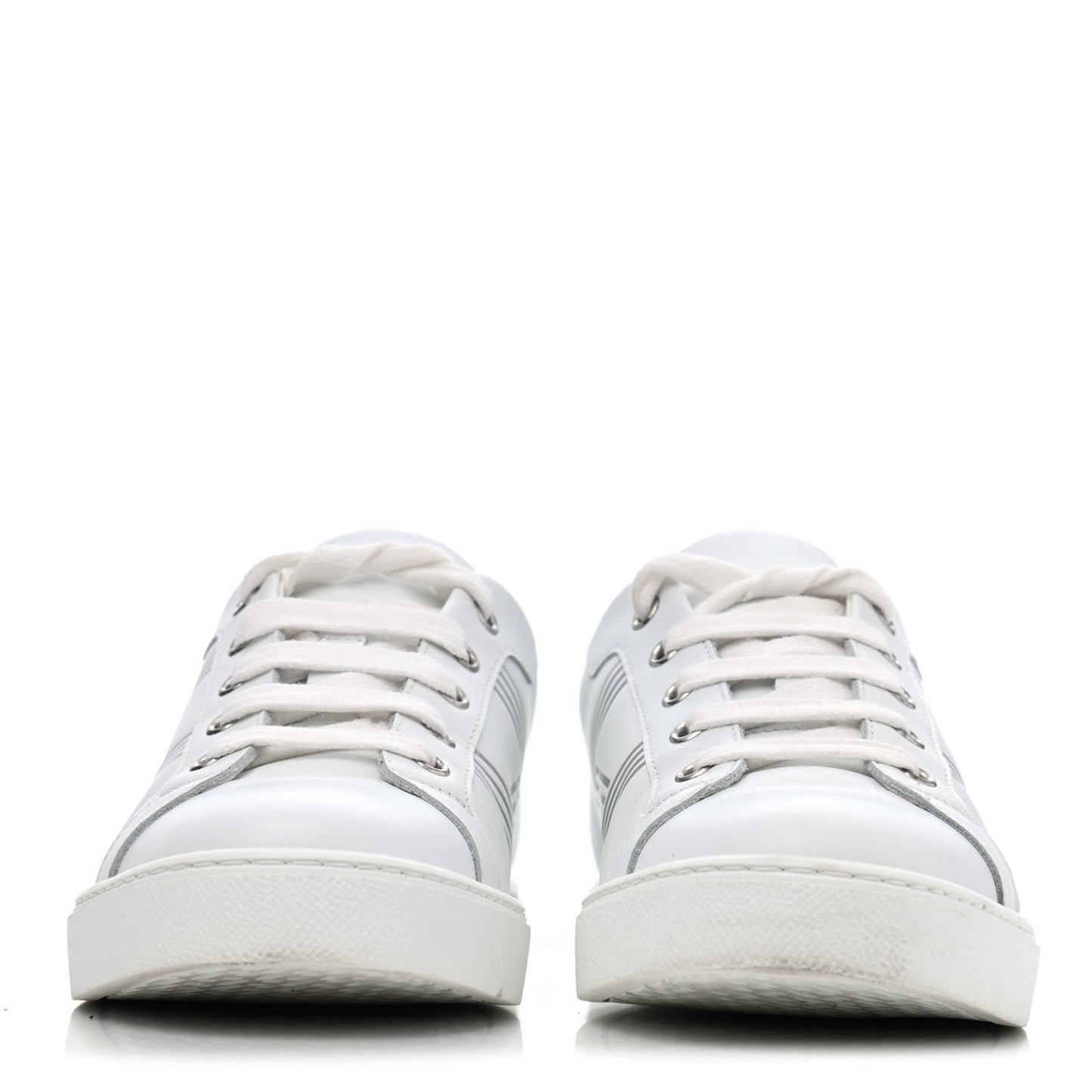 Nappa Womens Avantage Sneakers 38 White Argent