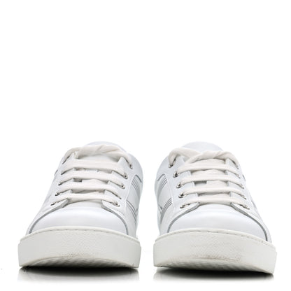Hermes Nappa Womens Avantage Sneakers 38 White Argent 2 of 4
