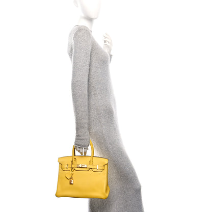 Hermes Taurillon Novillo Birkin 30 Jaune De Naples 2 of 14