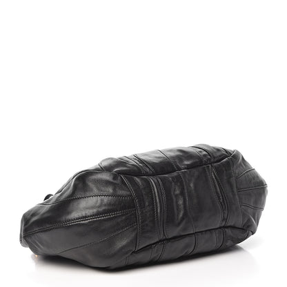 Prada Nappa Stripes Hobo Black 4 of 10