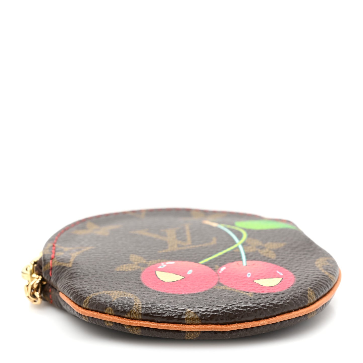 Monogram Cerises Round Coin Purse