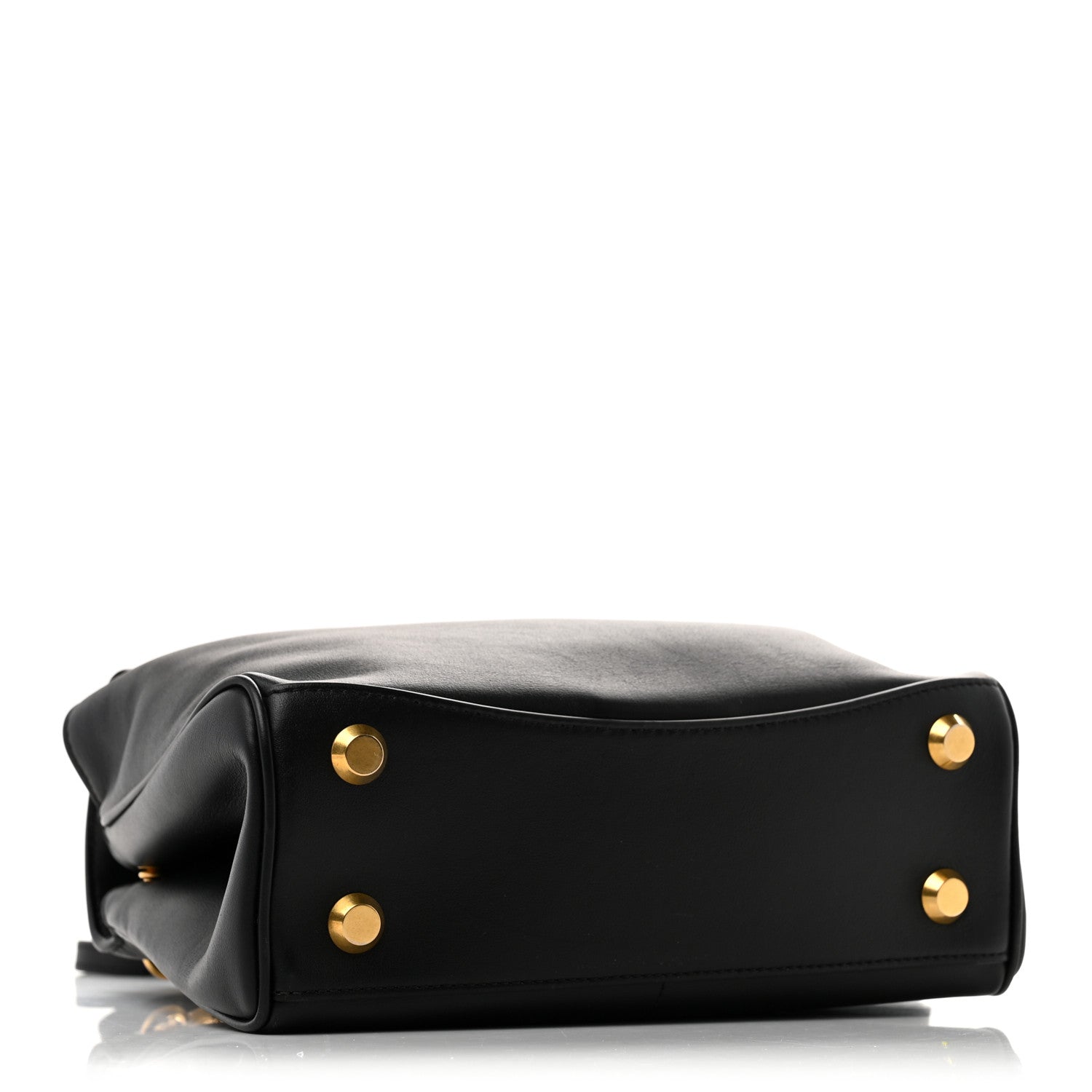 Balenciaga Natural Smooth Calfskin Mini Rodeo Top Handle Handbag Black 4 of 13