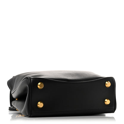 Balenciaga Natural Smooth Calfskin Mini Rodeo Top Handle Handbag Black 4 of 13