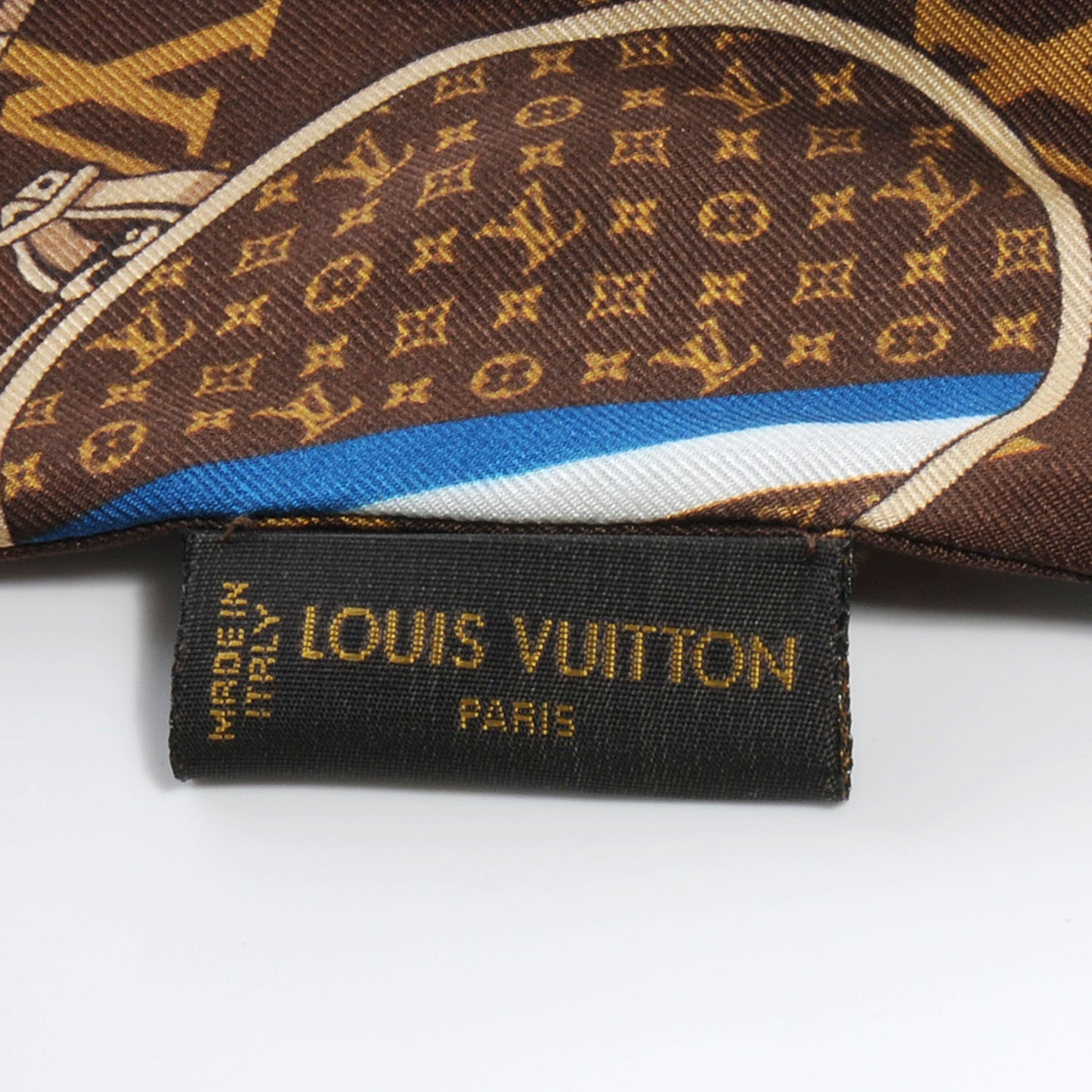 Silk Monogram Trunks Bandeau