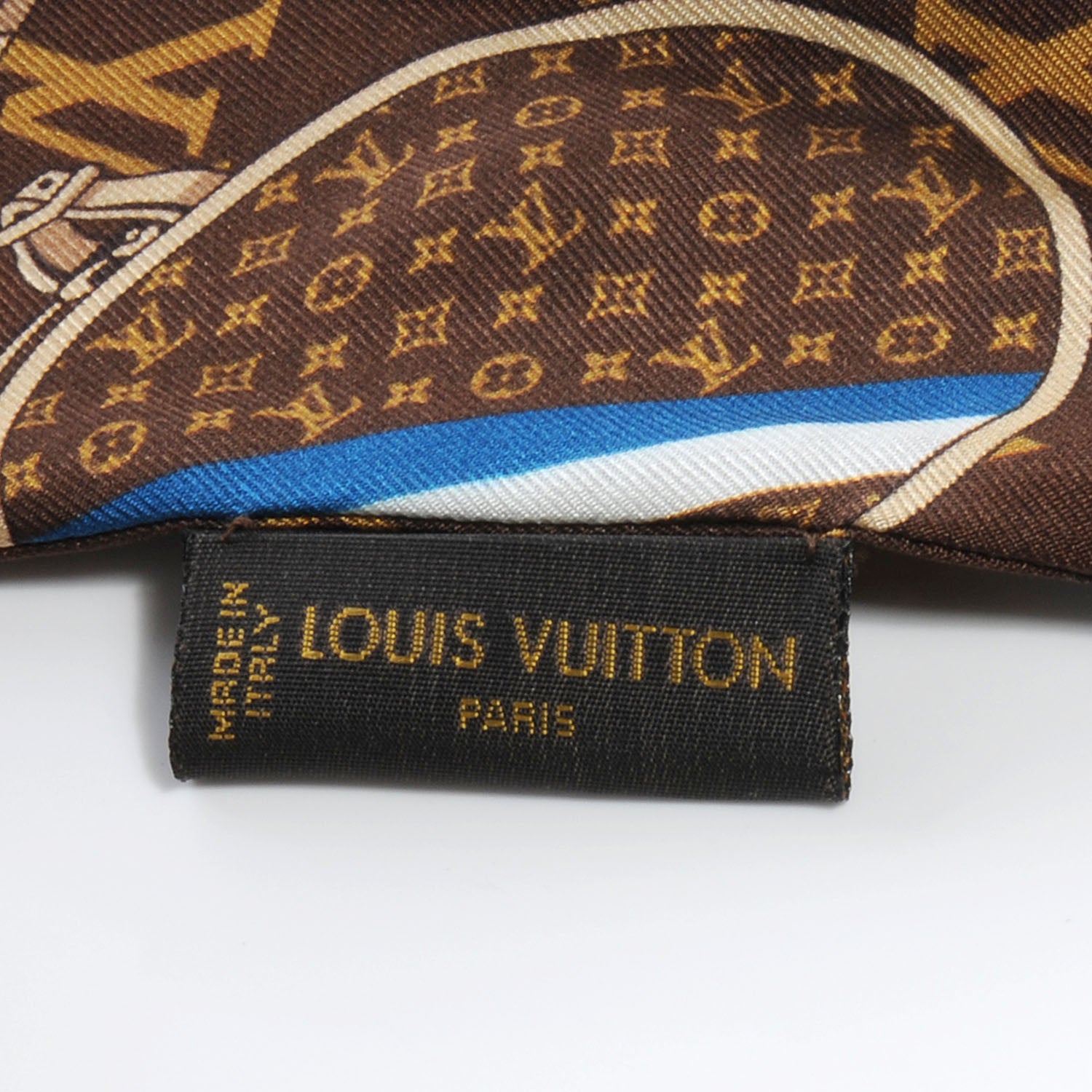 Louis Vuitton Silk Monogram Trunks Bandeau 4 of 5