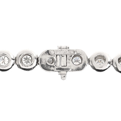 Tiffany Platinum Diamond Elsa Peretti Bezel Set Tennis Necklace 4 of 4