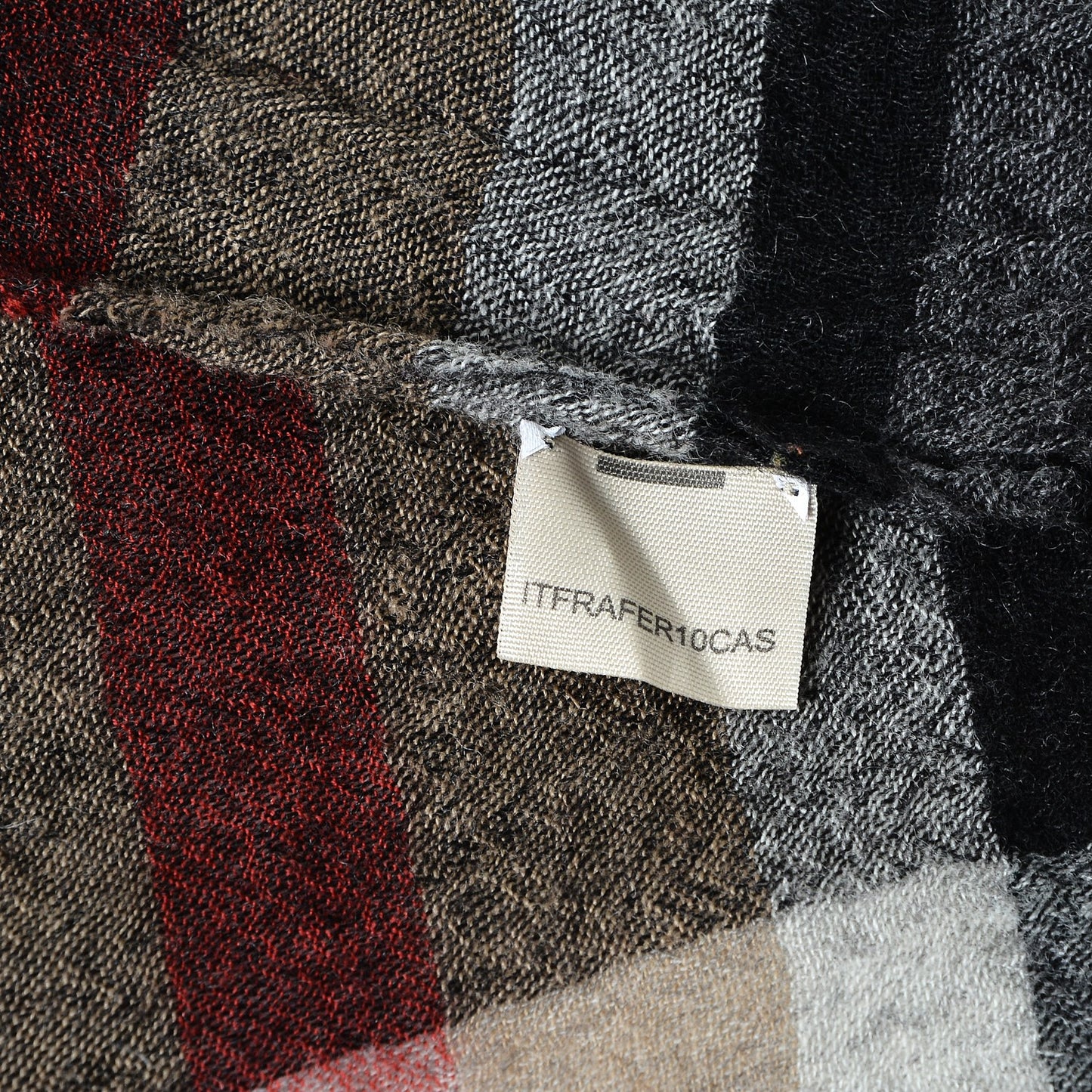 Wool Silk Ombre Gauze Scarf Grey