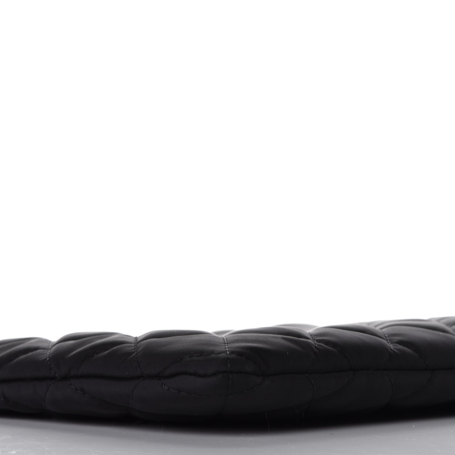 Chanel Nylon Quilted Medium Cosmetic Case Black 8 of 9