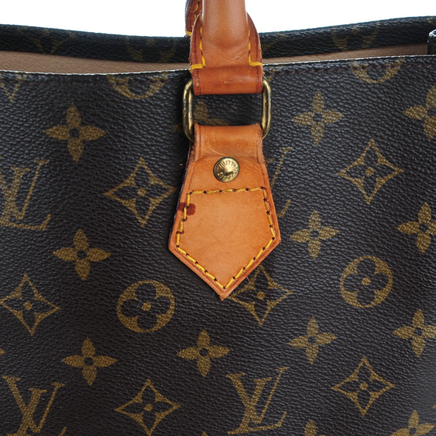 Louis Vuitton Monogram Sac Plat 11 of 12