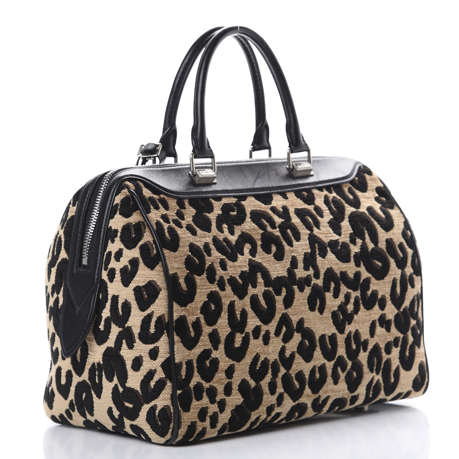 Louis Vuitton Jacquard Velvet Leopard Print Stephen Sprouse Speedy 2 of 20