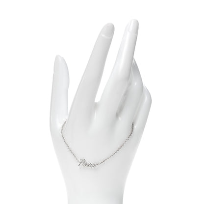 Tiffany Sterling Silver Graffiti Peace Bracelet 2 of 6