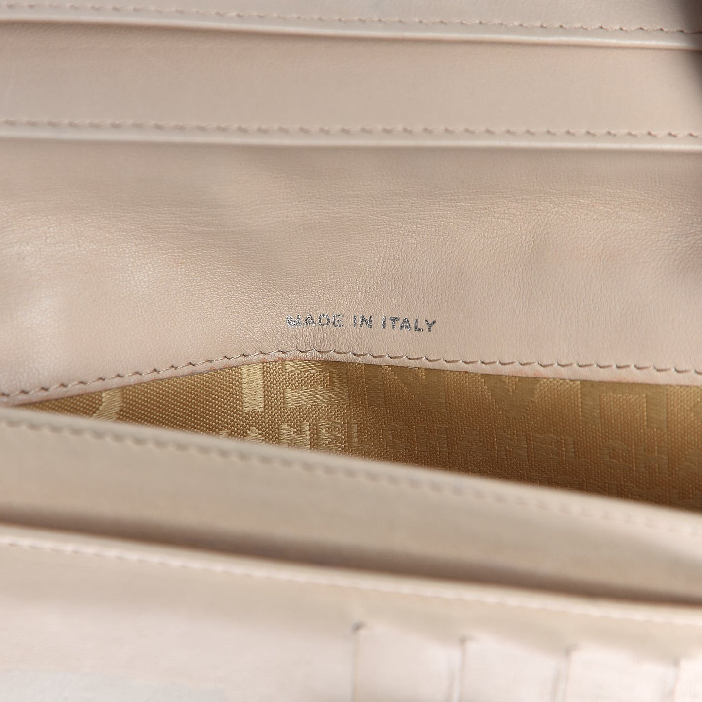 Lambskin Precious Symbols Wallet Beige