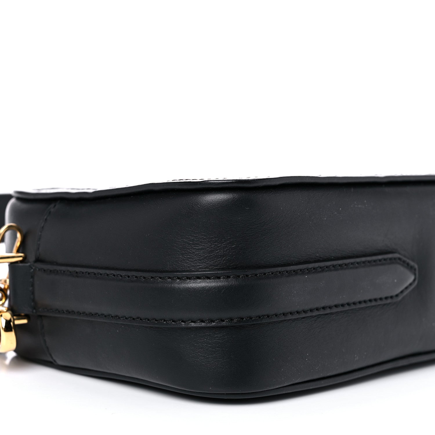 Fendi Vitello Century F is Fendi Bi-Color FF 1974 Embossed Camera Case Maya Black 9 of 12