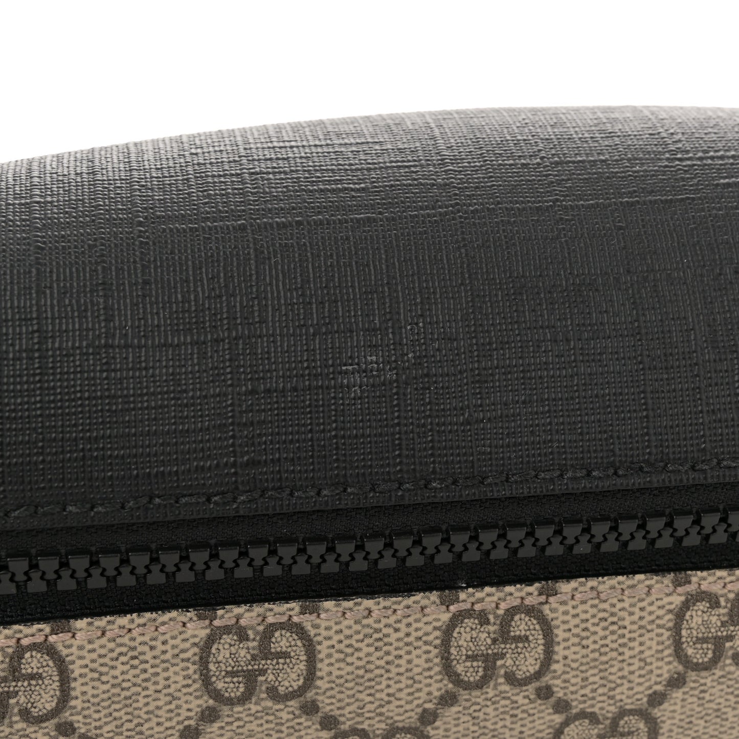 GG Supreme Monogram Belt Bag Black