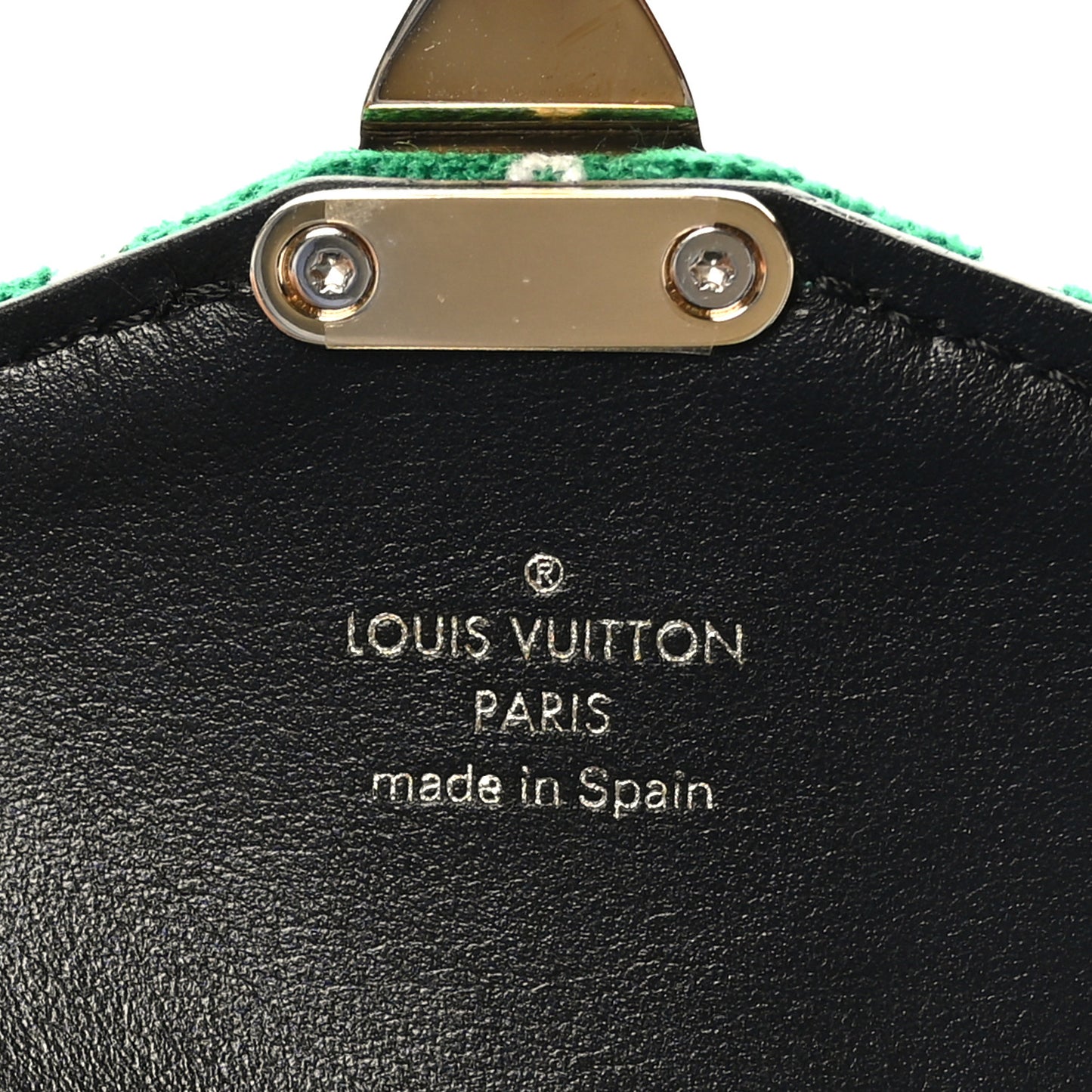 Monogram Jacquard Velvet Micro Metis Green
